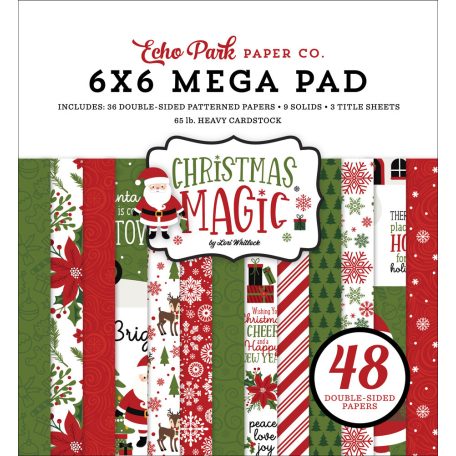 Papírkészlet 6" (15 cm), Christmas Magic / Echo Park Paper Pack (48 lap)