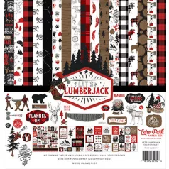   Scrapbook Papírkészlet 12" (30 cm) Let's Lumberjack Collection Kit (1 csomag)