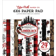   Papírkészlet 6" (15 cm), Let's Lumberjack / Echo Park Paper Pack (24 lap)