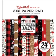  Papírkészlet 6" (15 cm), Little Lumberjack / Echo Park Paper Pack (24 lap)