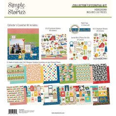   Papírkészlet 12" (30 cm), Collector's Essential Kit / Simple Stories Homegrown (1 csomag)