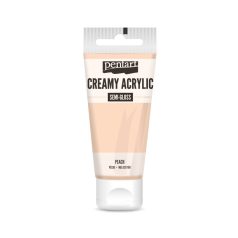   Pentart Krémes akrilfesték selyemfényű - barack - Creamy Acrylic (60 ml)