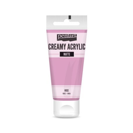 Pentart Krémes akrilfesték matt - rózsaszín - Creamy Acrylic (60 ml)