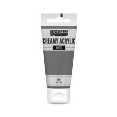   Pentart Krémes akrilfesték matt - szürke - Creamy Acrylic (60 ml)