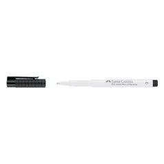   Faber-Castell Pitt Artist Pen vágott hegy , C 101 White / Faber Castell Pitt Artist Pen (1 db)