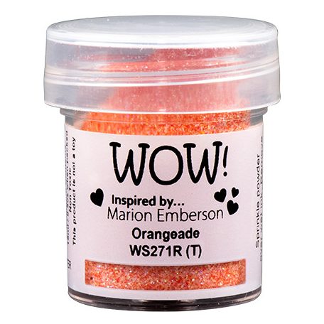 Domborítópor , Orangeade Embossing Glitters/ WoW! Embossing Powder (1 db)