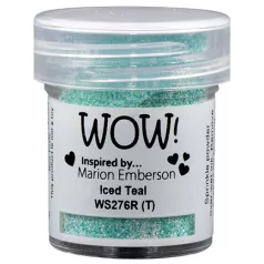   Domborítópor , Iced Teal Embossing Glitters/ WoW! Embossing Powder (1 db)