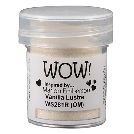 Domborítópor , Vanilla Lustre Embossing Glitters/ WoW! Embossing Powder (1 db)