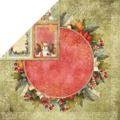   Scrapbook papír 12" (30 cm), Colors of Christmas 6/ Craft&You Paper (1 ív)