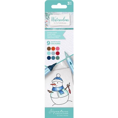 Spectrum Aqua marker , Watercolour Christmas Frozen Forest/ Spectrum Noir TriColour Aqua Markers (1 csomag)