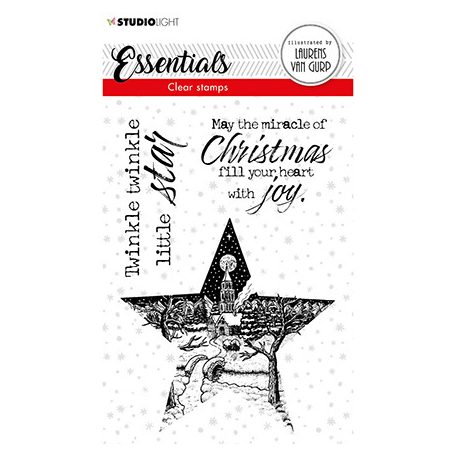 Szilikonbélyegző , Star Essentials nr.112 / SL Clear Stamp (1 csomag)