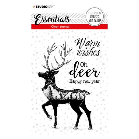 Szilikonbélyegző , Deer Essentials nr.115 / SL Clear Stamp (1 csomag)