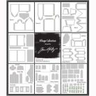 SIZZIX vágósablon, Village Collection Tim Holtz/ Sizzix Thinlits Die (1 csomag)
