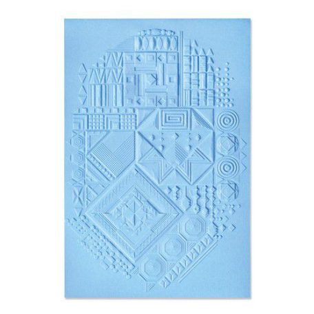 Domborító mappa , Interface / Sizzix 3-D Textured Impressions Embossing Folder (1 db)
