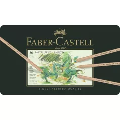   Faber-Castell Pitt pasztell művész színes ceruza fémdoboz , Metal Wallet With 36 pcs / Faber Castell Pastel Pencil Pitt (36 db)