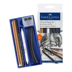   Faber-Castell Faszén vázlat készlet - Charcoal Sketch Set (1 csomag)