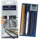 Faber-Castell Faszén vázlat készlet - Charcoal Sketch Set (1 csomag)