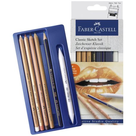 Faber-Castell Creative Studio klasszikus vázlat készlet , Monochrome / Faber Castell Sketch Set Classic (1 csomag)