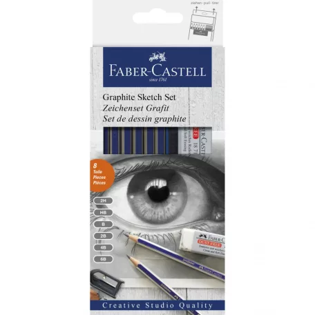 Faber-Castell Grafitceruza készlet , Graphite / Faber Castell Sketch Set Goldfaber (1 csomag)
