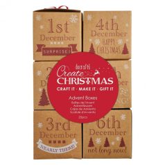   Üres adventi kalendárium , 25 Advent Boxes / Papermania Create Christmas (1 csomag)