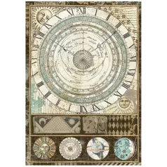   Rizspapír A4, Alchemy astrolabe / Stamperia Rice Paper (1 ív)