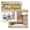 3D papír díszítőelem készlet , Lady Vagabond Lifestyle / Stamperia 3D Paper Kit (1 csomag)