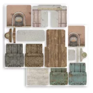   3D papír díszítőelem készlet , Lady Vagabond Lifestyle / Stamperia 3D Paper Kit (1 csomag)