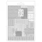 Textúra alap A5, Lady Vagabond Lifestyle metal pattern / Stamperia Soft Mould (1 db)