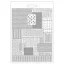 Textúra alap A5, Lady Vagabond Lifestyle metal pattern / Stamperia Soft Mould (1 db)