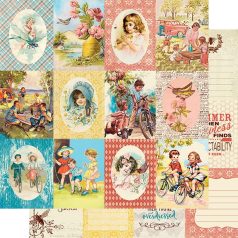   Papírkészlet 12" (30 cm),  Endless/ Authentique Paper Pad (18 lap)