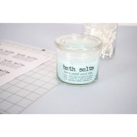 Nyomtatható matrica lapok - Nyomtatható öntapadós (átlátszó) A4, Clear stickers paper / Silhouette materials (8 ív)