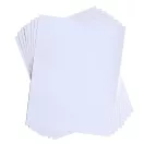 Matrica lapok - Nyomtatható (fehér) A4, White / Silhouette materials (8 ív)