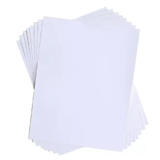   Matrica lapok - Nyomtatható (fehér) A4, White / Silhouette materials (8 ív)