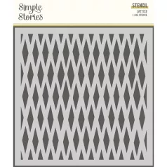   Stencil 6" (15 cm), Hearts & Home / Simple Stories Simple Vintage Weathered Garden (1 db)