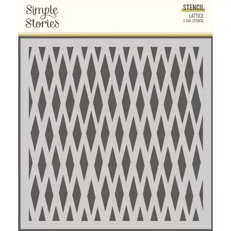 Stencil 6" (15 cm), Hearts & Home / Simple Stories Simple Vintage Weathered Garden (1 db)