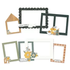   Chipboard , Chipboard Frames / Simple Stories Hearth & Home (1 csomag)