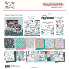   Papírkészlet 12" (30 cm), Collector's Essential Kit / Simple Stories Feelin' Frosty (1 csomag)