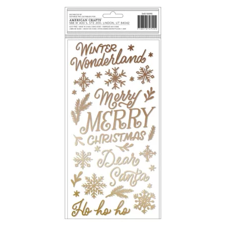 Matrica , Puffy Stickers / Crate Paper Busy Sidewalks (2 ív)