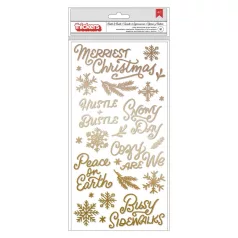   Matrica , Puffy Stickers / Crate Paper Busy Sidewalks (2 ív)