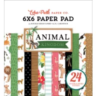   Papírkészlet 6" (15 cm), Animal Kingdom / Echo Park Paper Pack (24 lap)