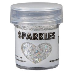   Csillámpor - White Blaze Sparkles Glitter - WoW! Sparkles (1 db)