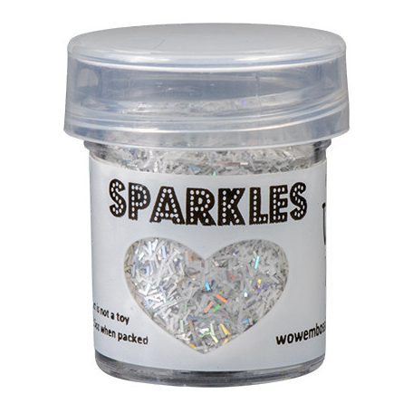 Csillámpor - White Blaze Sparkles Glitter - WoW! Sparkles (1 db)