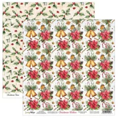   Scrapbook papír 12" (30 cm), Christmas Wishes 4/ ScrapBoys Paper (1 ív)