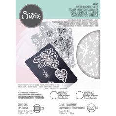   Mágneses tároló lap , Sizzix Storage - Printed Magnetic Sheets & Envelopes / Sizzix Accessory (1 csomag)