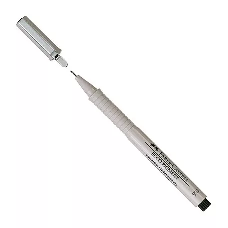 Faber-Castell Ecco-Pigment tűfilc , 0,60 mm Black/ Faber Castell ECCO Pigment (1 db)
