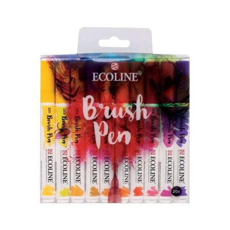 Akvarell ecsetfilc készlet , Set of 20 /  Ecoline Brush Pen (20 db)