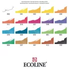 Akvarell ecsetfilc készlet , Set of 20 /  Ecoline Brush Pen (20 db)