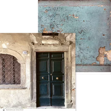 Papírkészlet 12" (30 cm), Italian Street / Piatek13 Maxi Creative Pad (12 lap)