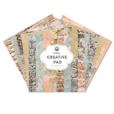 Scrapbook papírkészlet 12" (30 cm), Pastel Walls / Piatek13 Maxi Creative Pad (12 lap)