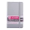Talens Art Creation Rajz- és Vázlatfüzet 9x14cm, Shiny Silver / Sketch Book (80 lap)